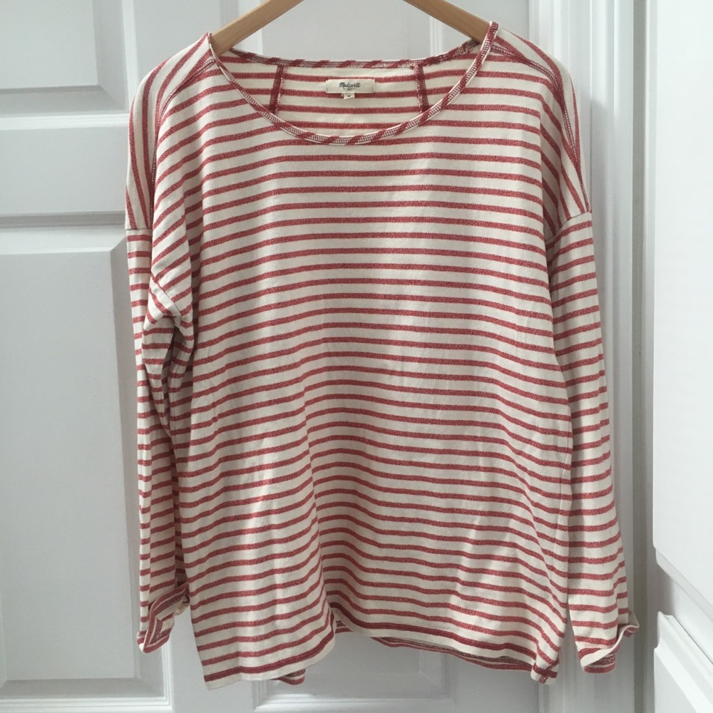 Madewell striped sweatshirt